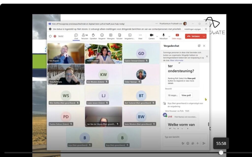 Belgium - Online Focus Group session.